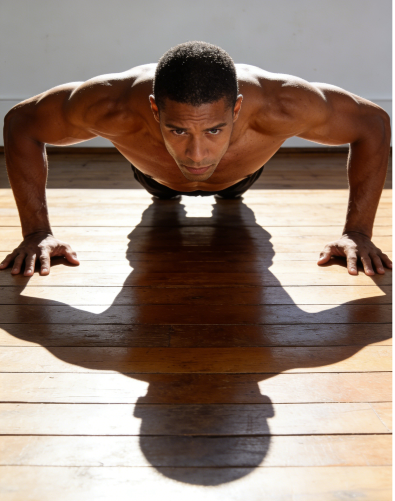 beginner push up exercise at home